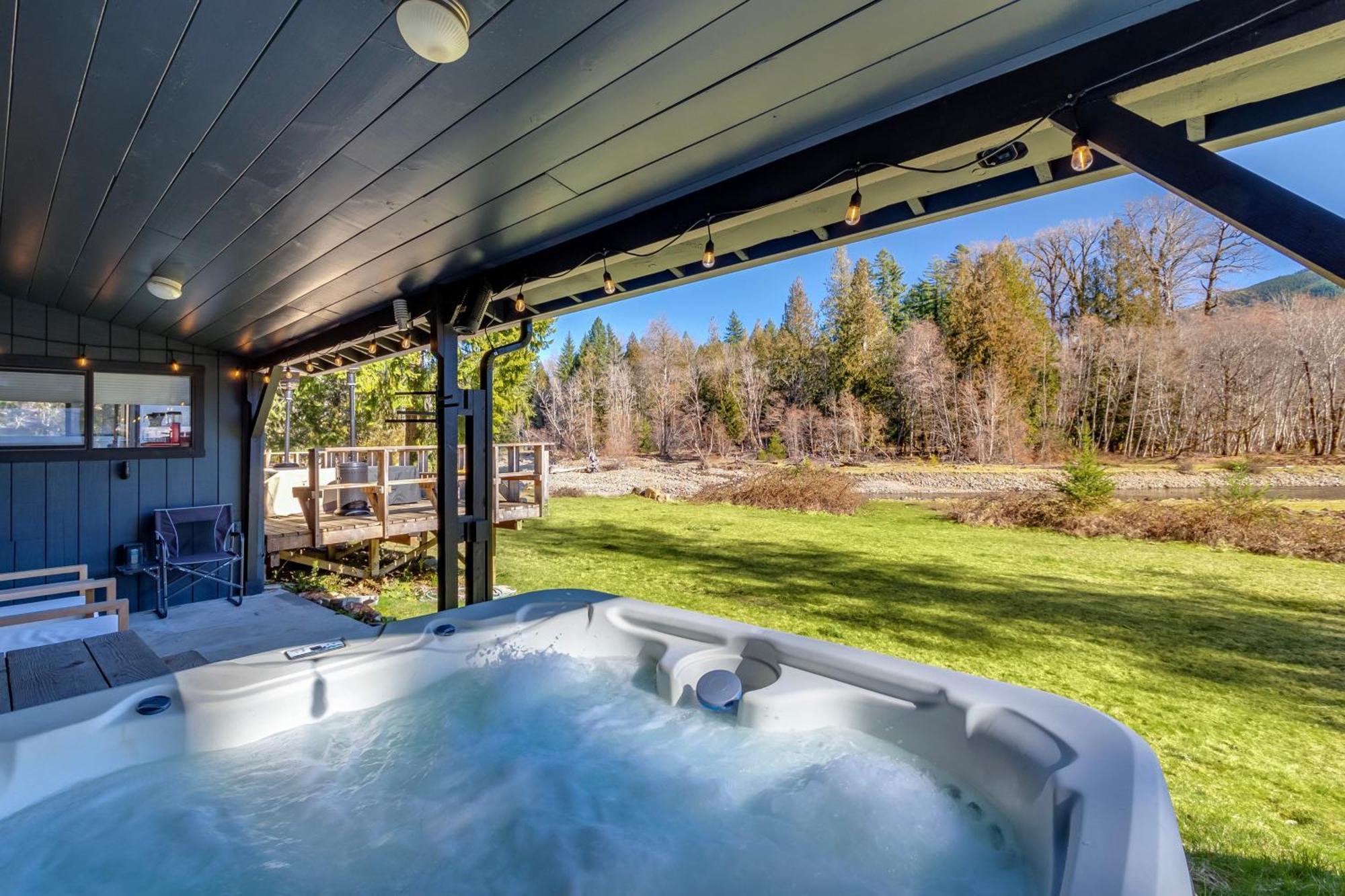 Waterfront Cabin At White Pass And Mount Rainier National Park Packwood Extérieur photo